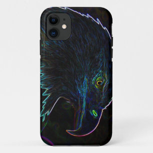 Amerikaanse Bald Eagle in Ggloed Edges iPhone 11 Hoesje