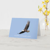 Amerikaanse Bald Eagle Kaart (Gele Bloem)