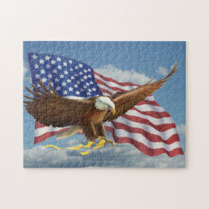 Amerikaanse Bald Eagle Legpuzzel