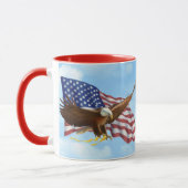 Amerikaanse Bald Eagle Mok (Links)