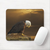 AMERIKAANSE BALD EAGLE Mousepad serie Muismat (Met muis)