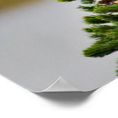 Amerikaanse Bald Eagle Perched Poster (Hoek)