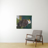 Amerikaanse Bald Eagle Perched Wandkleed (In Situ (horizontaal))