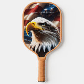 Amerikaanse Bald Eagle Pickleball Paddle (Achterkant)