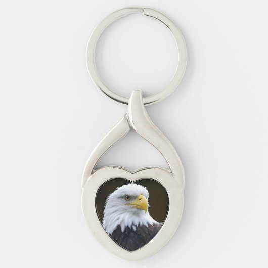 Amerikaanse Bald Eagle Sleutelhanger (Voorkant)