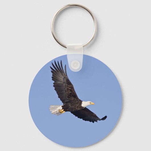 Amerikaanse Bald Eagle Sleutelhanger (Voorkant)