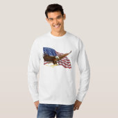 Amerikaanse Bald Eagle T-shirt (Voorkant volledig)