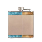 Amerikaanse Bald Eagle Vinyl Wrapped Flask Heupfles (Achterkant)