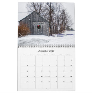 Amerikaanse Barns Kalender
