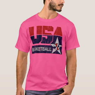Amerikaanse basketbal Amerika T-shirt