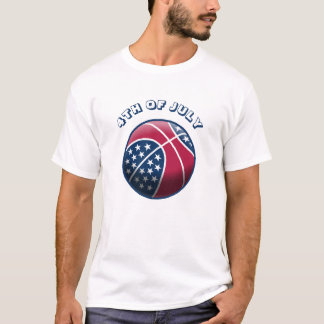 Amerikaanse basketbal t-shirt