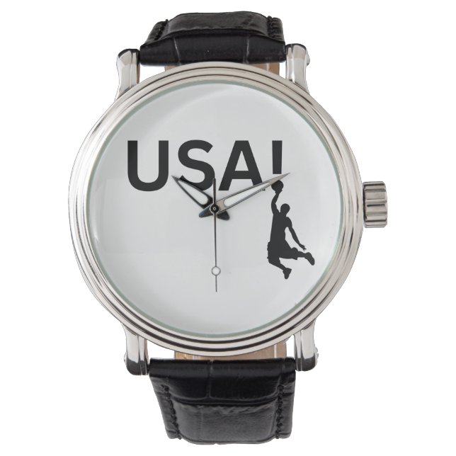 Amerikaanse basketbalspeler horloge (Voorkant)