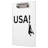 Amerikaanse basketbalspeler klembord (Links)