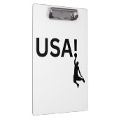 Amerikaanse basketbalspeler klembord (Rechts)