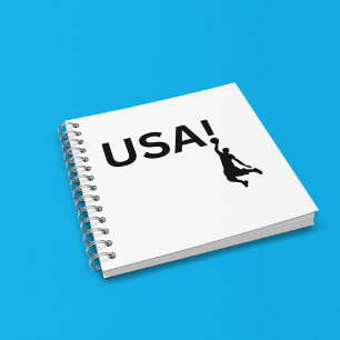 Amerikaanse basketbalspeler notitieboek
