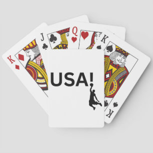 Amerikaanse basketbalspeler pokerkaarten