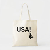 Amerikaanse basketbalspeler tote bag (Voorkant)