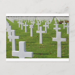 Amerikaanse begraafplaats in Normandy Briefkaart