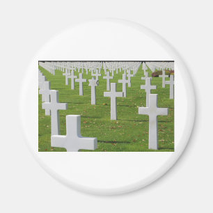 Amerikaanse begraafplaats in Normandy Magneet