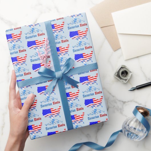Amerikaanse Beierse wortels Cadeaupapier (Geschenken)