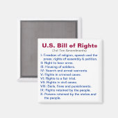 Amerikaanse Bill of Rights Magneet (Voorkant / Achterkant)
