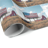 Amerikaanse Billboard kopen met rode tractor en sc Cadeaupapier (Rol Hoek)