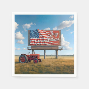 Amerikaanse Billboard Sign kopen met oude tractor Servet