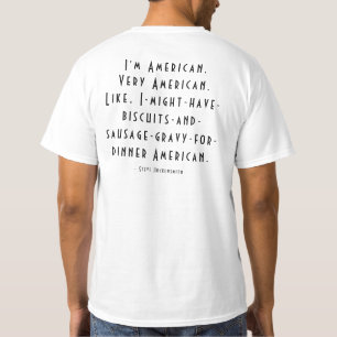 Amerikaanse biscuits en marjosé voor diner t-shirt