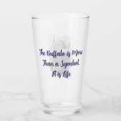 Amerikaanse bizon glas (Achterkant)