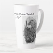 Amerikaanse bizon latte mok (Rechterhoek)
