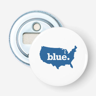 Amerikaanse Blauwe Staten Button Flesopener