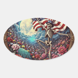 Amerikaanse Blues Sticker