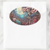 Amerikaanse Blues Sticker (Tas)