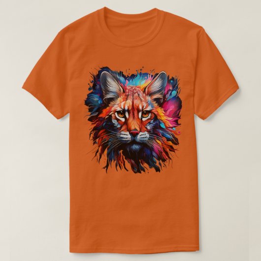 Amerikaanse Bobcat Rainbow T-shirt (Design voorkant)