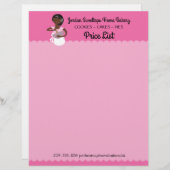 Amerikaanse boekenkaarster briefhoofd sjabloon (Voorkant / Achterkant)