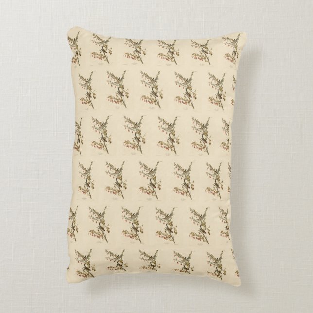 Amerikaanse Boom Sparrow, Amerikaanse vogelvogels Accent Kussen (Achterkant (Verticaal))