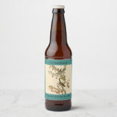 Amerikaanse Boom Sparrow, Amerikaanse vogelvogels Bier Etiket (Voorkant)