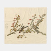 Amerikaanse Boom Sparrow, Amerikaanse vogelvogels Fleece Deken (Voorkant (Horizontaal))