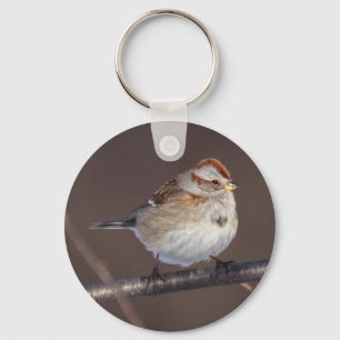 Amerikaanse Boom Sparrow Sleutelhanger