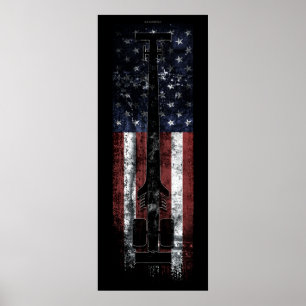 AMERIKAANSE BRANDSTOFNITROSTIJL POSTER