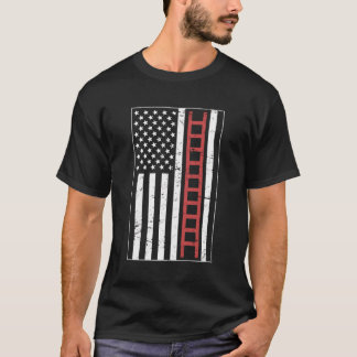 Amerikaanse brandweer brandweerdienst t-shirt