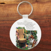 Amerikaanse Brittany Spaniel Art Gifts Sleutelhanger (Voorkant)