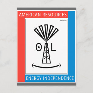 Amerikaanse bronnen briefkaart