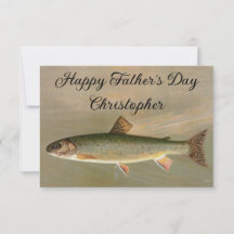 Amerikaanse Brook Trout Fish Illustratie