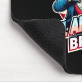 Amerikaanse Bruh Amerikaanse VS Vlag Grappig 4th v Muismat (Hoek)