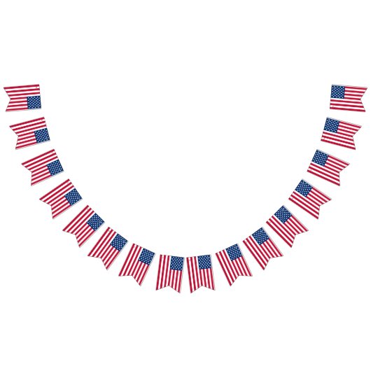 Amerikaanse bruiloft vlaggetjes (Alle)