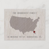 Amerikaanse bruine linnen en aankondiging van hart (Voorkant)