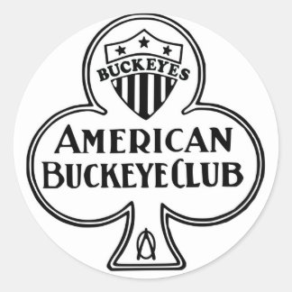 Amerikaanse Buckeye Club Sticker