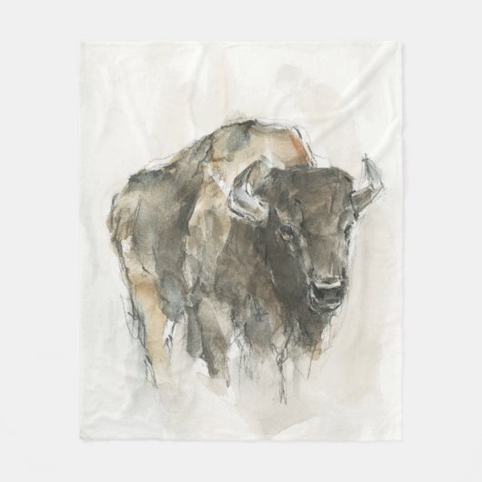 Amerikaanse Buffalo I Fleece Deken (Voorkant)