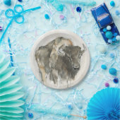 Amerikaanse Buffalo I Papieren Bordje (Feest)